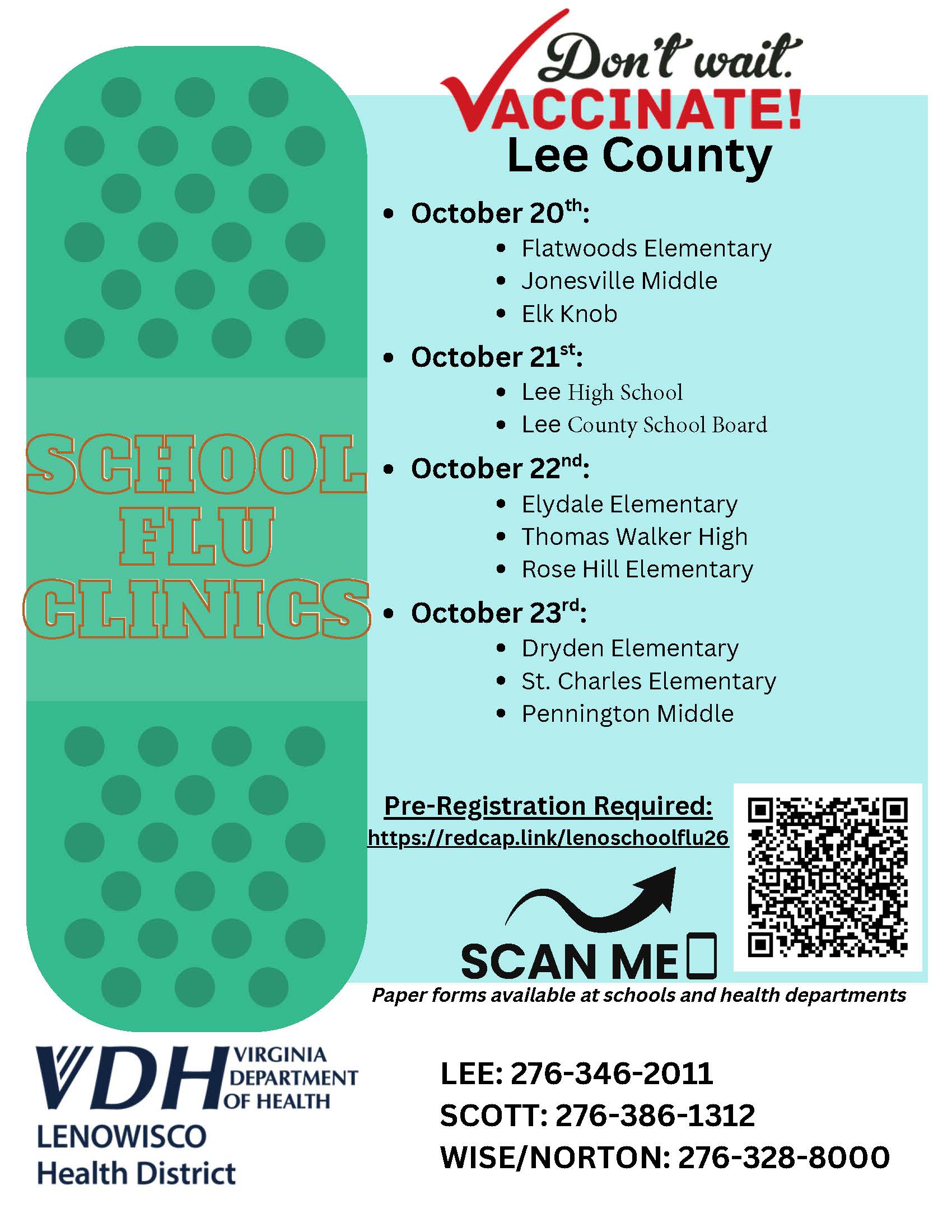 School Flu Clinics